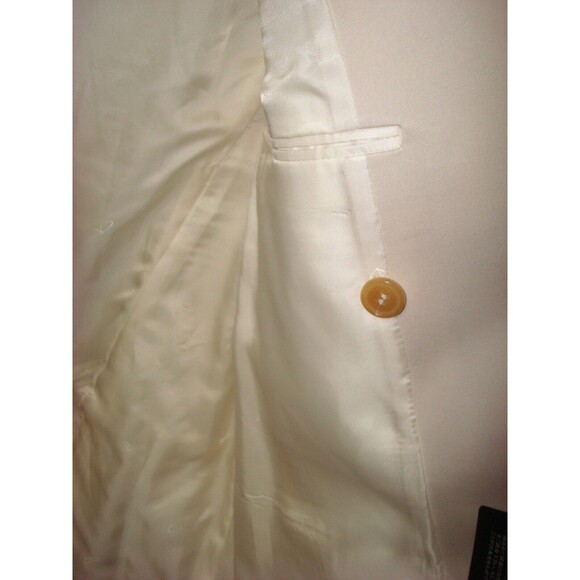 New NWT 50 IT FR Tuxedo Mens Jacket 40 US Italy Valentino Cream White Designer - Picture 7 of 16